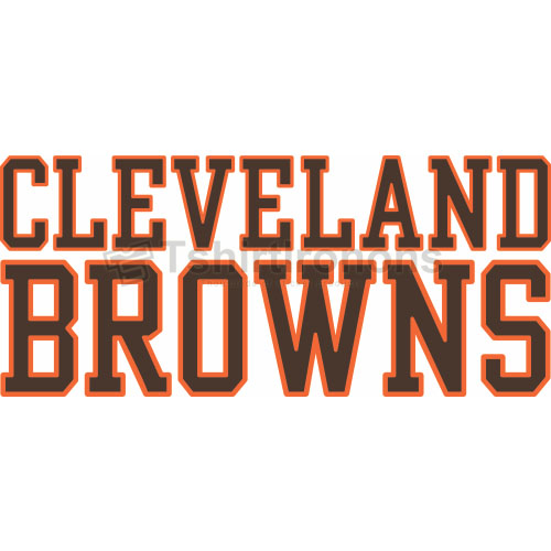 Cleveland Browns T-shirts Iron On Transfers N480 - Click Image to Close